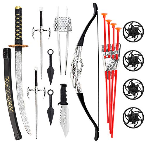 Ninja Warrior Bow and Arrow Archery Set for Kids