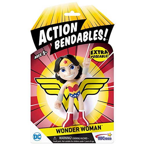 NJ Croce Action Bendables Wonder Woman 4-Inch Figure