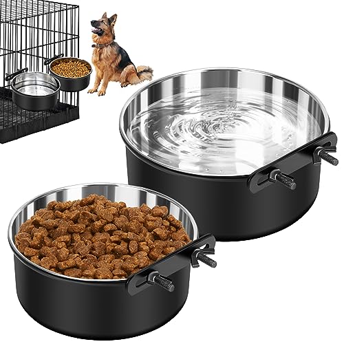 No Spill Hanging Kennel Pet Cage Bowl
