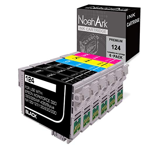 NoahArk Remanufactured Ink Cartridge for Epson 124