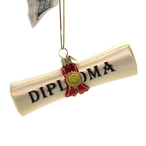 Noble Gems Diploma Glass Ornament