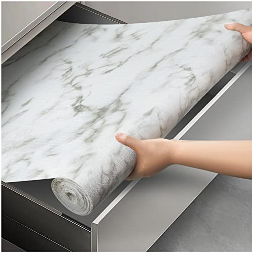 Non-Slip Marble Shelf Liners for Kitchen Cabinets