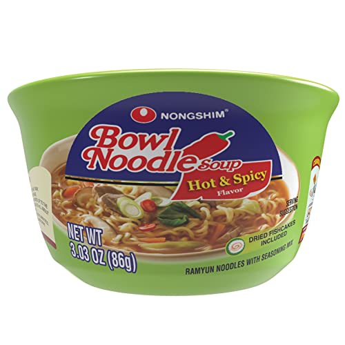 Nongshim Spicy Instant Ramen Noodles, 6 Pack