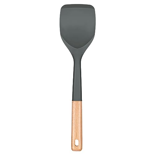 Nonstick Silicone Spatula with Wooden Handle