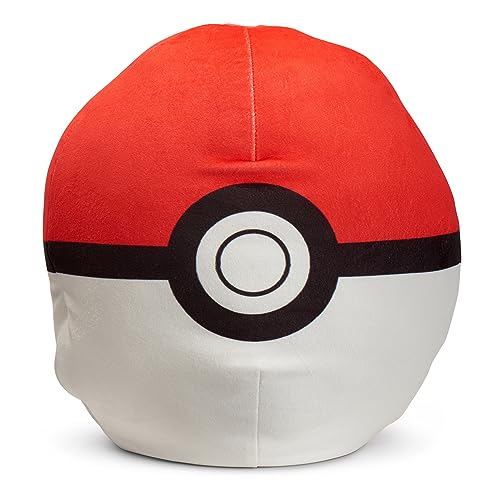 Northwest 11" Cloud Pillow, 1 Count (Pack of 1), Pokemon Pokeball