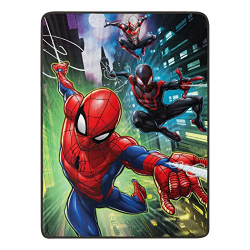 Northwest Spider-Man, Swing City Micro Raschel, 46" x 60" Throw Blanket