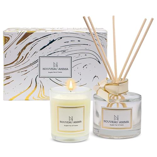 Nouveau Anima Luxury Scented Reed Diffuser & Candle Gift Set