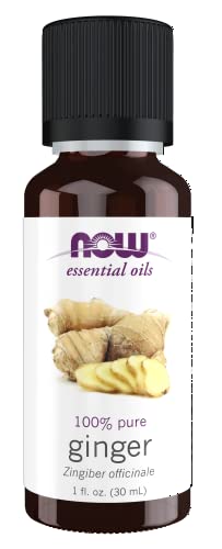 NOW Essential Oils Ginger Oil, Spicy Aromatherapy Scent