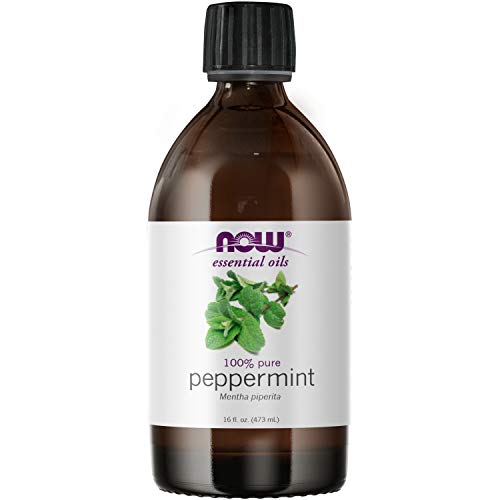 NOW Peppermint Oil, Invigorating Aromatherapy Scent, 16-Ounce