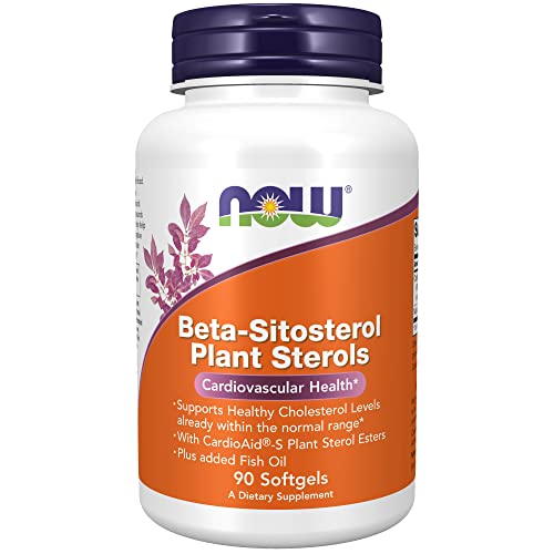 NOW Supplements Beta-Sitosterol Softgels with Added Fish Oil
