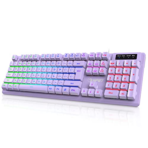 NPET K10 Wired Gaming Keyboard