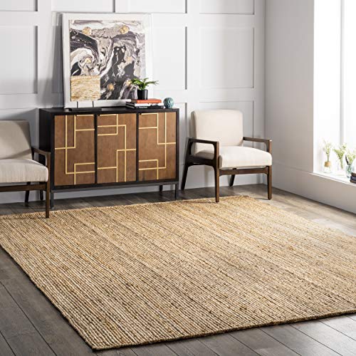 nuLOOM Hand Woven Jute Accent Rug