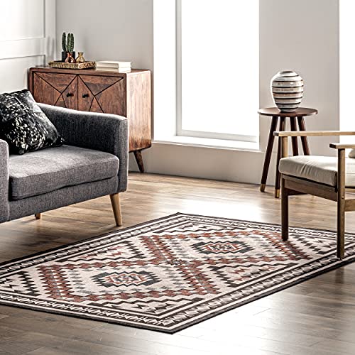 nuLOOM Leighton Southwestern Medallion Accent Rug