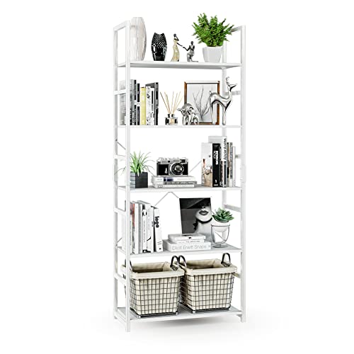 NUMENN 5 Tier Bookshelf - Versatile and Stylish Storage Solution