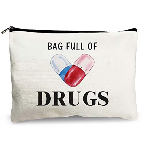 Nurse Practitioner Gifts Makeup Bag - Funny Travel Bags for Women