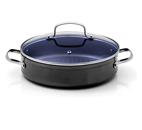 NuWave Lightweight Nonstick Grill Pan with Lid