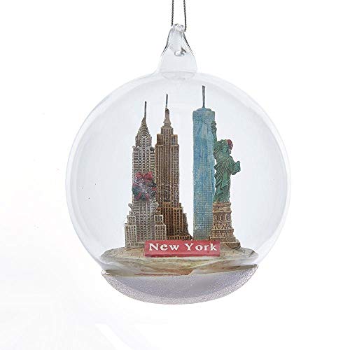 NYC Landmark Glass Ball Ornament