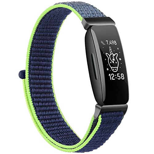 Nylon Ace 3 Bands Compatible with Fitbit Ace 3 Straps for Kids Boys Girls