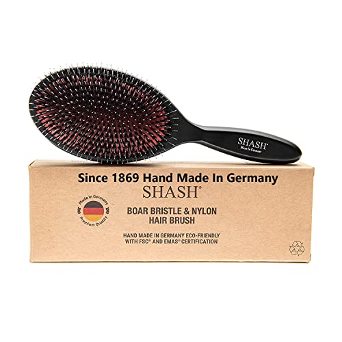 Nylon Boar Bristle Brush for Smooth & Silky Hair
