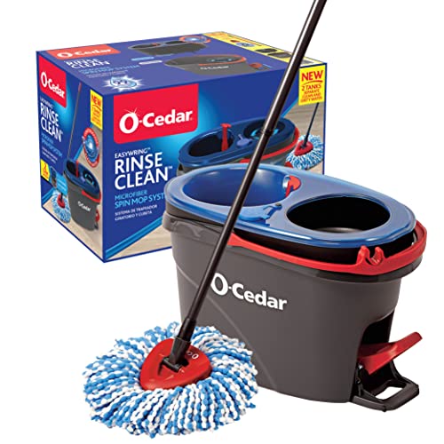 O-Cedar EasyWring RinseClean Microfiber Spin Mop