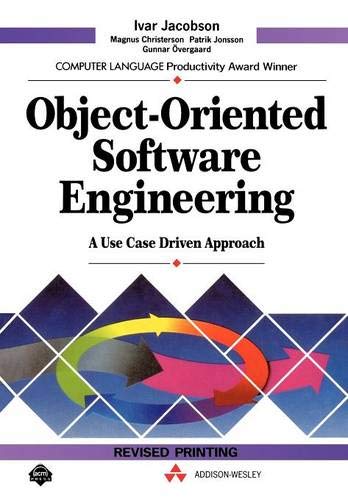 Object-Oriented Software Engineering: Use Case Driven Approach