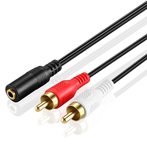 OBVIS 3.5mm to RCA Stereo Audio Cable Adapter
