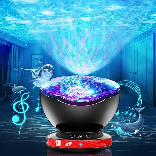 Ocean Wave Projector with 8 Lighting Modes and Timer