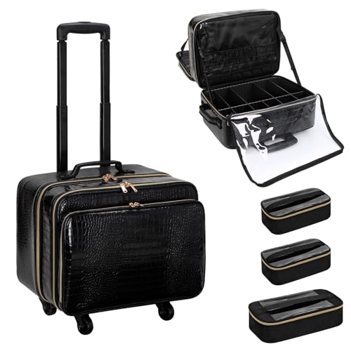 OCHEAL Rolling Makeup Train Case