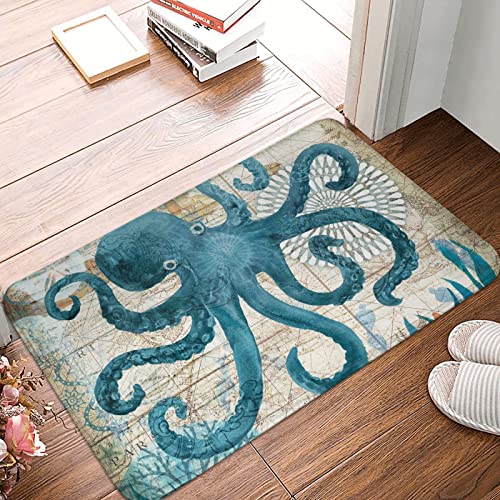 Octopus Bathroom Rugs