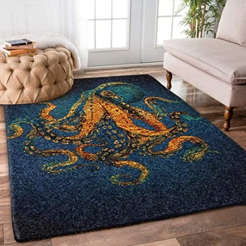 Octopus Vintage Area Rug