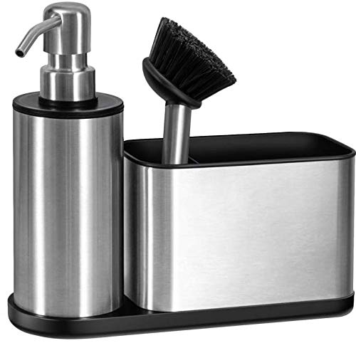 ODesign Bathroom Dish Soap Dispensers with Caddy