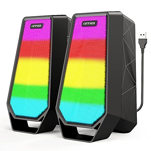 OFFSIR RGB PC Sound Bar Gaming Speakers