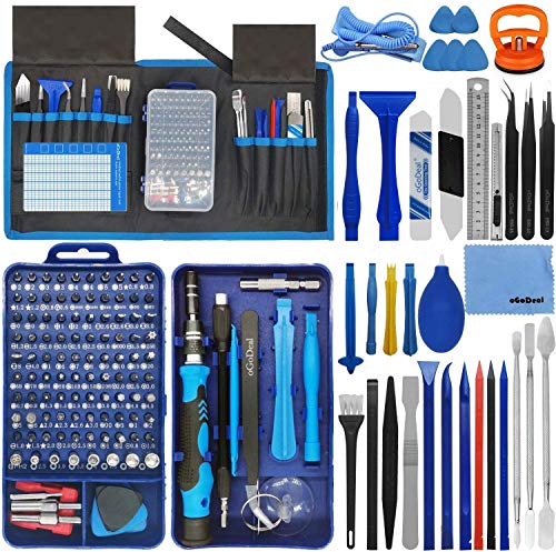 oGoDeal 155 in 1 Precision Screwdriver Set - Professional Electronic Repair Tool Kit