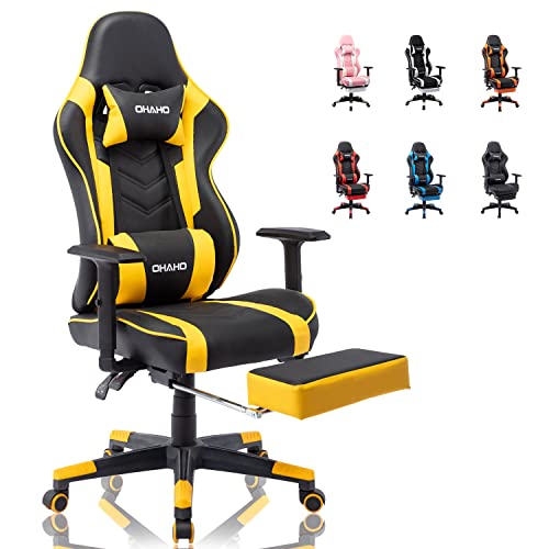 OHAHO Gaming Chair with Footrest