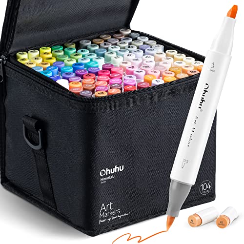 Markers for Adult Coloring Books: 160 Colors Coloring Markers Dual Tips Fine  & Brush Pens Water-Based Art Markers for Kids Adults Drawing Sketching  Bullet Journal Non-Bleeding - Maui - Black