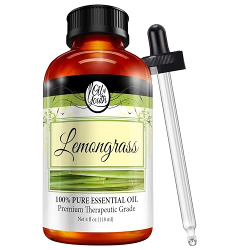 Oil of Youth Lemongrass Essential Oil - Refreshing Aromatherapy and Skincare Solution