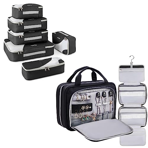 OlarHike Travel Packing Cubes with Toiletry Bag
