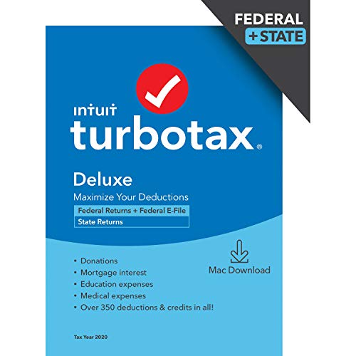 [Old Version] TurboTax Deluxe 2020 Desktop Tax Software
