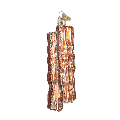 Old World Christmas Ornaments: Bacon Strips Glass Blown Ornaments for Christmas Tree