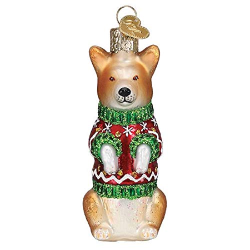 Old World Christmas Ornaments Christmas Corgi Glass Blown Ornaments for Christmas Tree