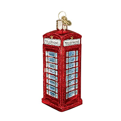 Old World Christmas Ornaments: English Phonebooth