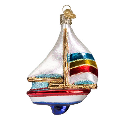 Old World Christmas Sailboat Ornament