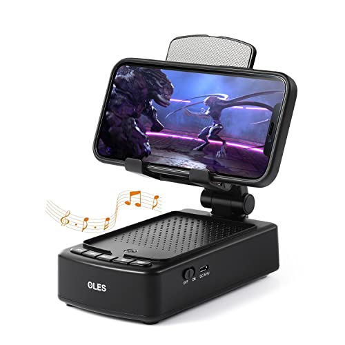 OLES Mobile Phone Stand with Bluetooth Speaker