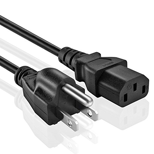 Omnihil 30 Feet AC Power Cord Compatible with Definitive Technology ProSub 800 120v Speaker (Single, Black)