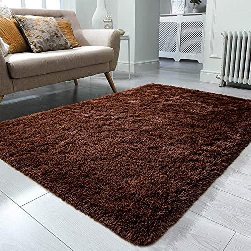 Ompaa Fluffy Rug - Super Soft Fuzzy Area Rugs for Bedroom Living Room