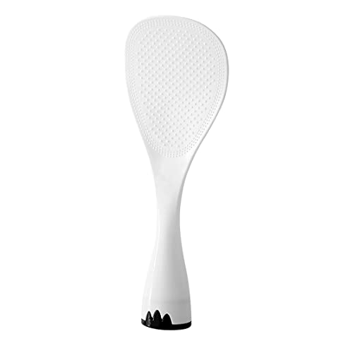 ONCIGER Rice Paddle, Non-Stick Rice Spoon, Stand-up Serving Rice Spatula Kitchen Tools (White)