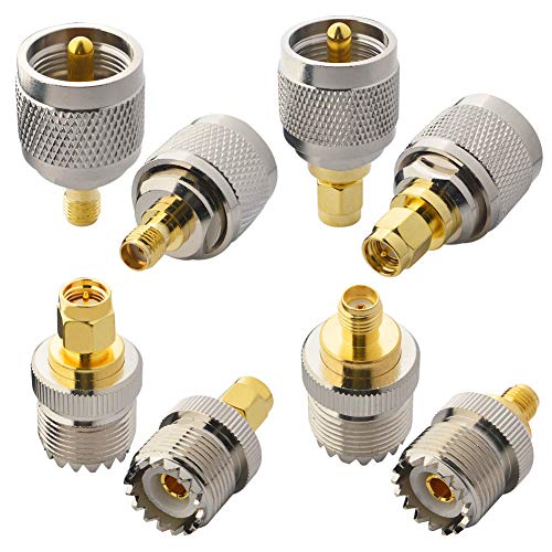 onelinkmore SMA-UHF RF Coax Adapter Connector Kit