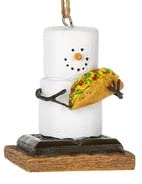 OnHoliday Smore Favorite Food with Taco Hanging Christmas Tree Ornament