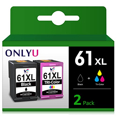 ONLYU Remanufactured Ink-Cartridge Replacement for HP Printers