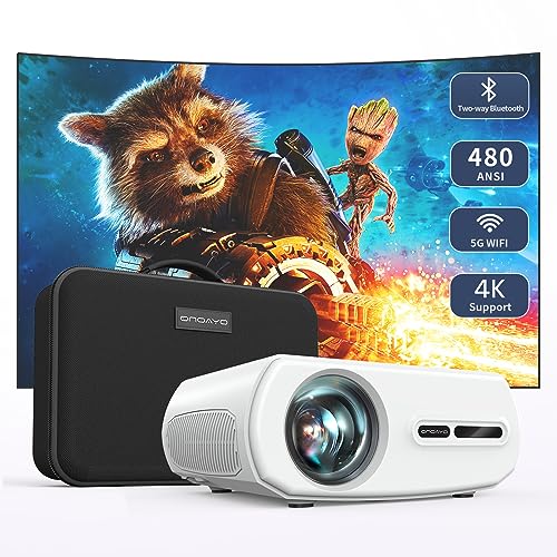 ONOAYO Outdoor Projector 4K Support with WiFi and Bluetooth